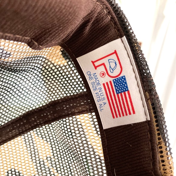 Vintage WISCONSIN LIFT TRUCK Camoflage Trucker Cap - Picture 9 of 11